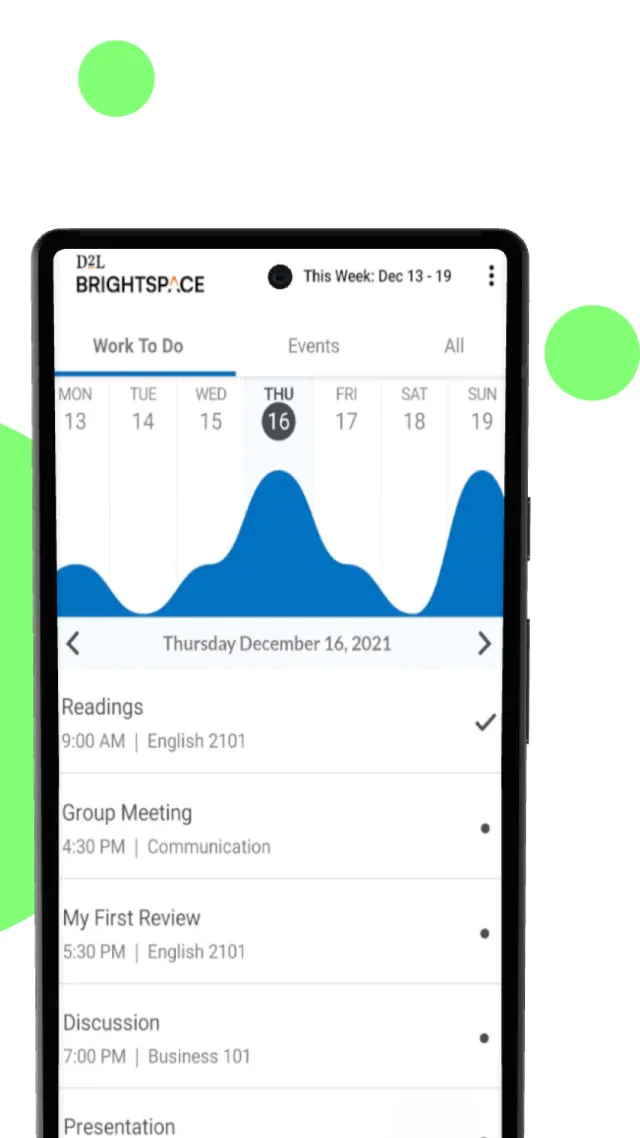 Brightspace Pulse - Screen 4