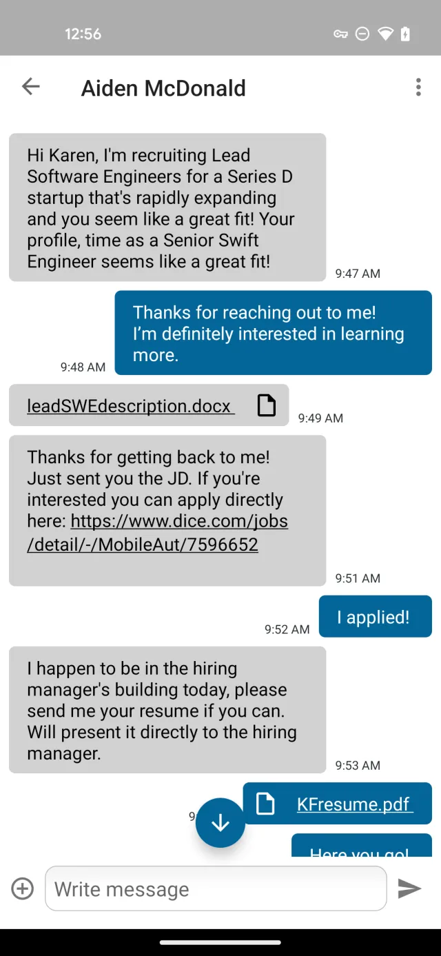 Dice Tech Careers - Screen 1