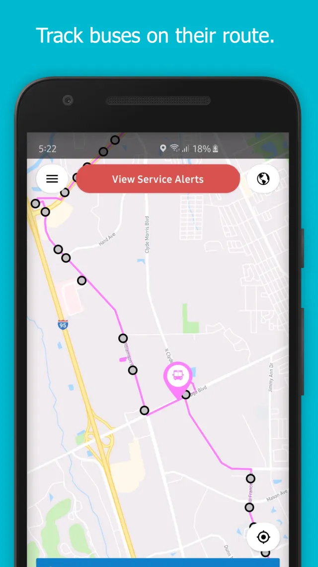myStop® Mobile - Screen 2