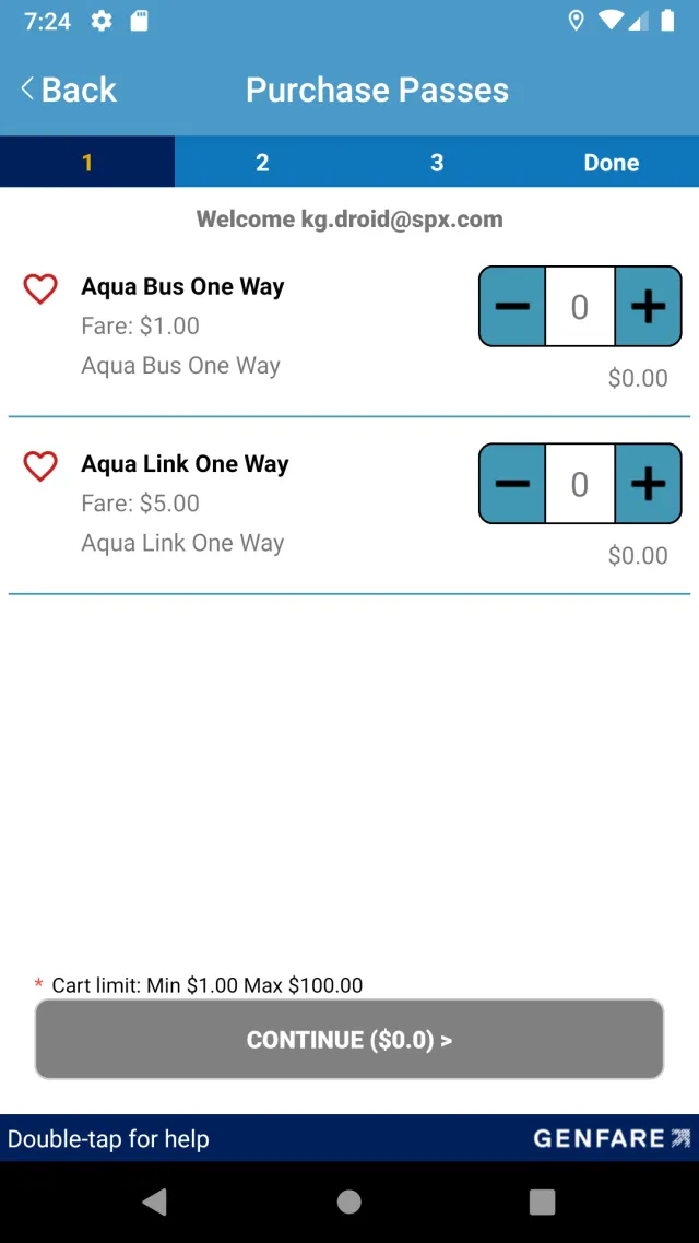 Ride LBT - Screen 3