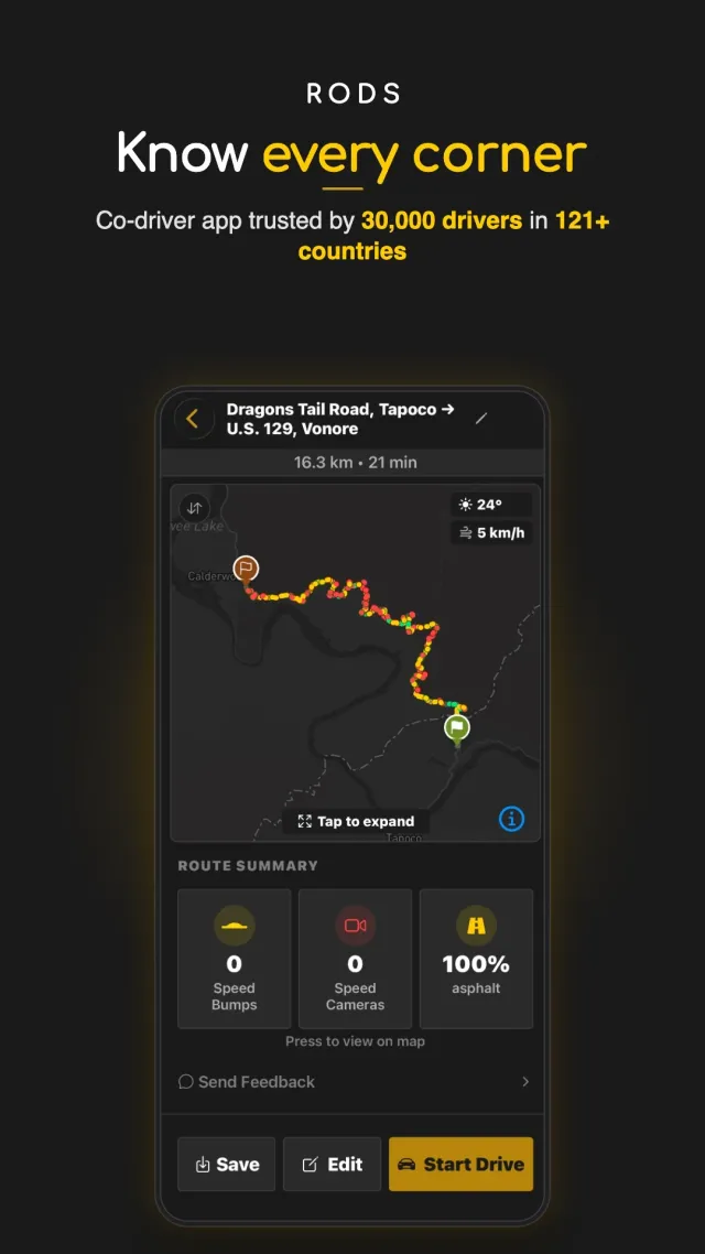 Rods: Pace Notes Co-driver - Screen 1