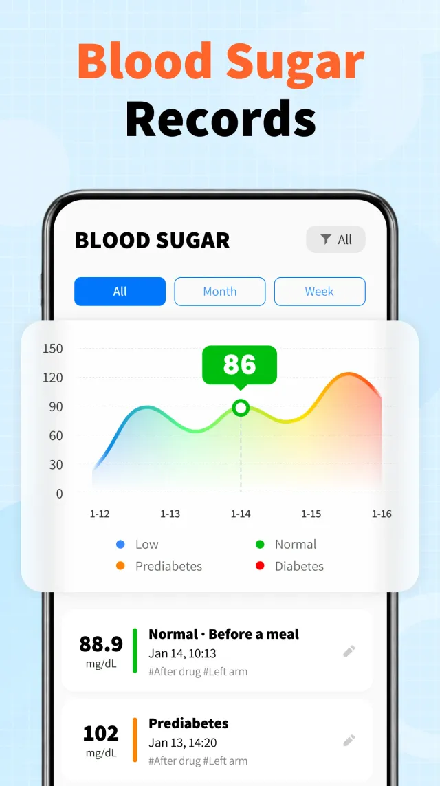 Blood Sugar - Diabetes App - Screen 4