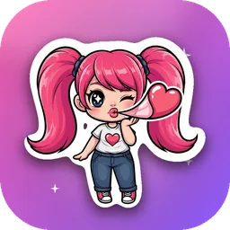 Chibi Sticker Maker Studio icon