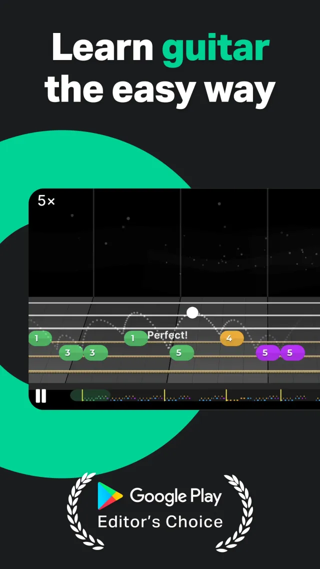 Yousician: Learn & Play Guitar - Screen 1