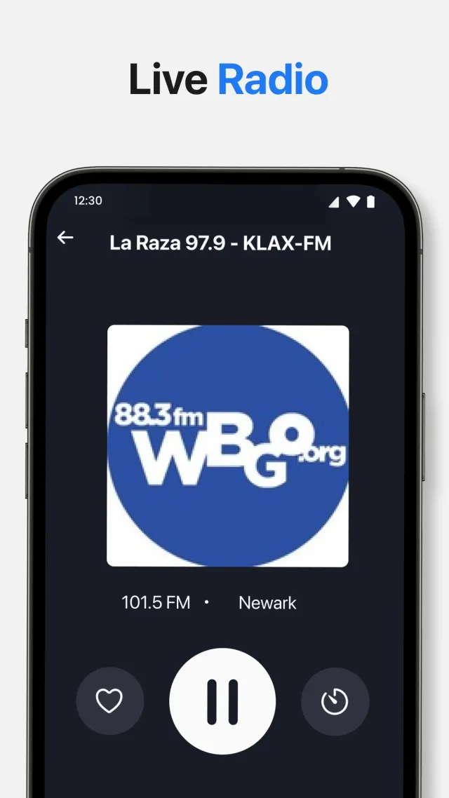 Radio App - Screen 1