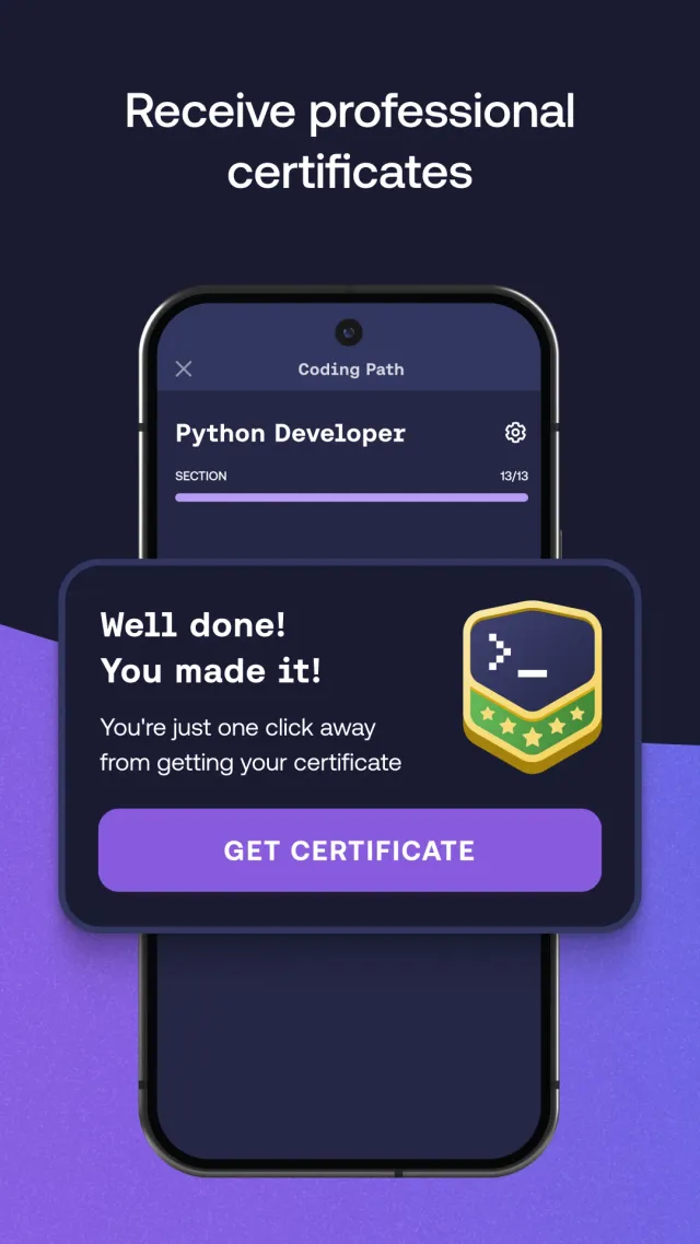 Learn Python Coding - Mimo - Screen 3