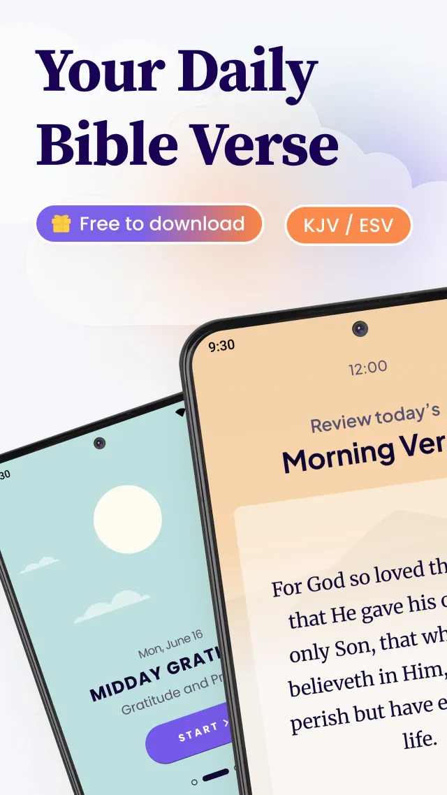 Simple Bible Daily Verse Alarm - Screen 1