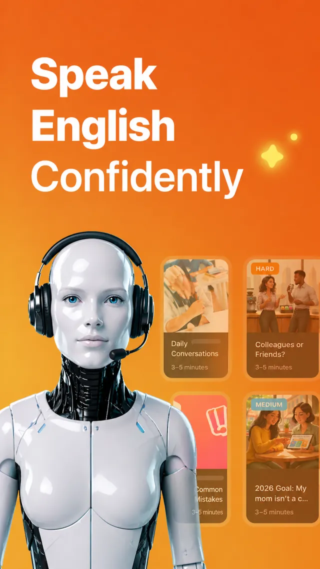 Linguza: AI English Tutor - Screen 1