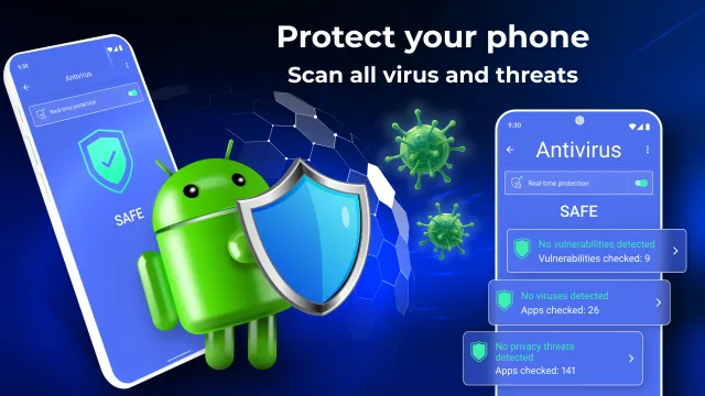 Antivirus - Cleaner + VPN - Screen 1