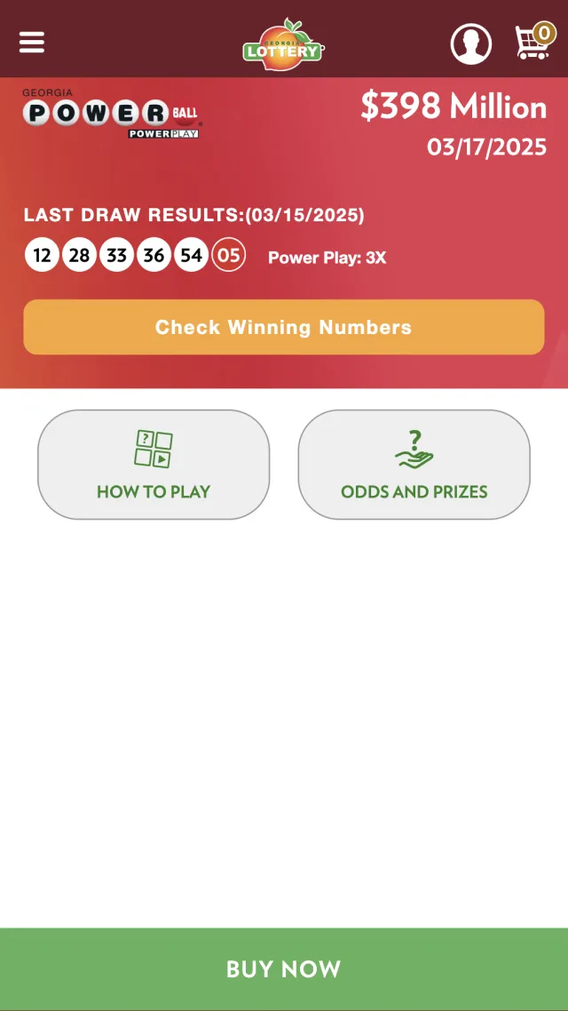 Georgia Lottery Official App - Screen 6