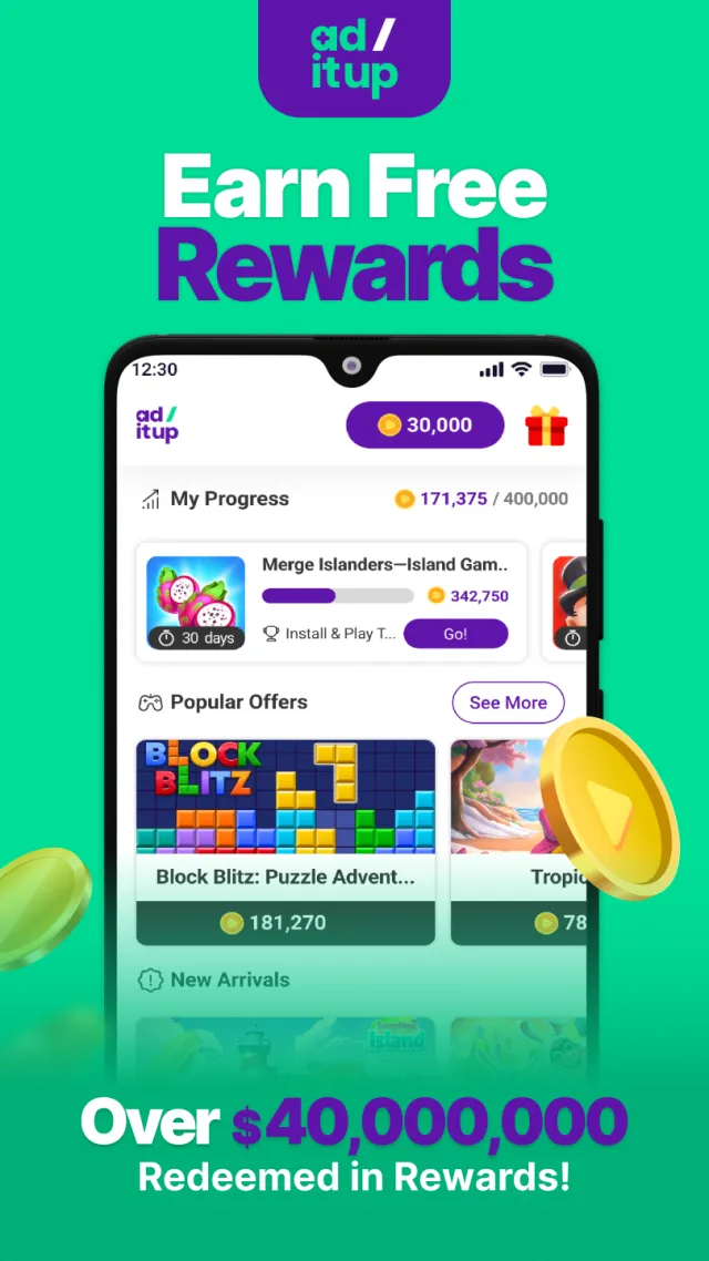 Ad It Up - Save on Your Bills - Screen 1