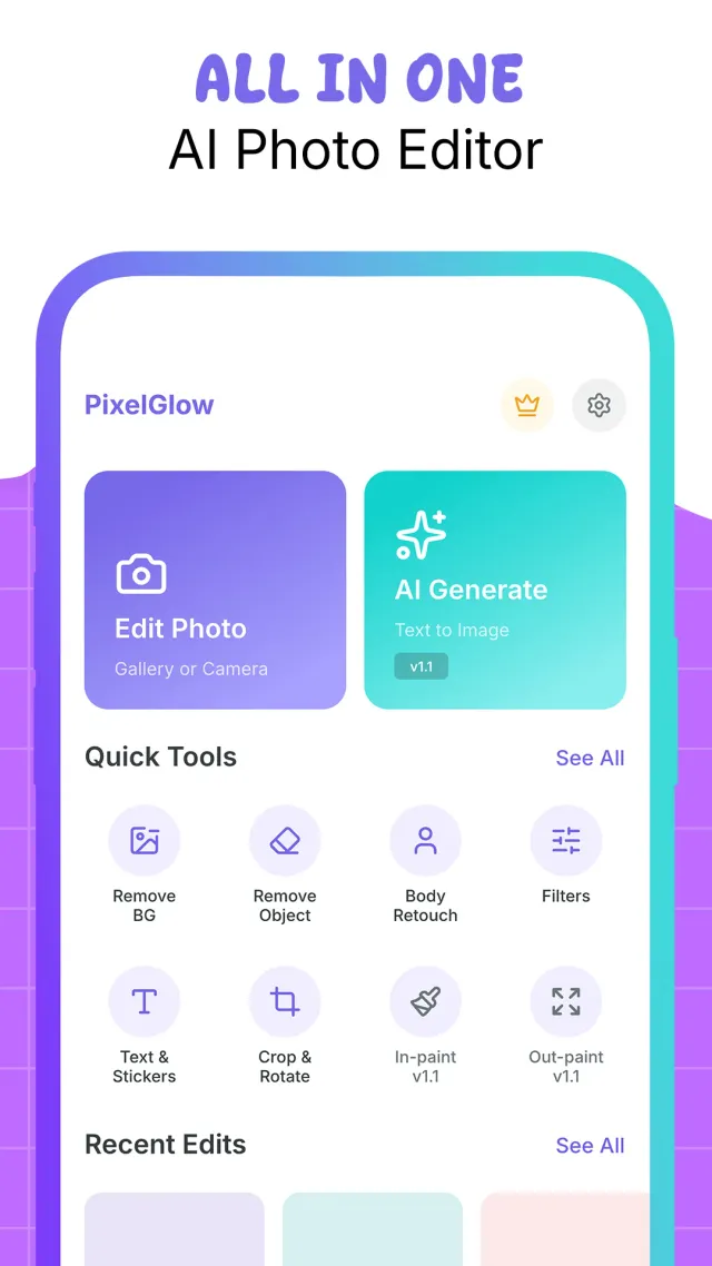 AI Photo Beauty Editor Studio - Screen 1