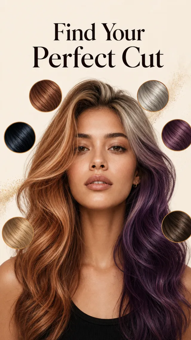 AI Hairstyle Try On & Color - Screen 4