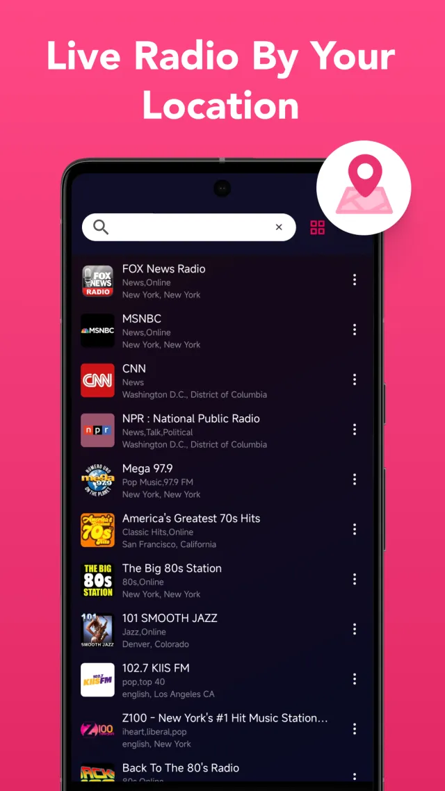 FM Radio, Live FM, Live radio - Screen 6