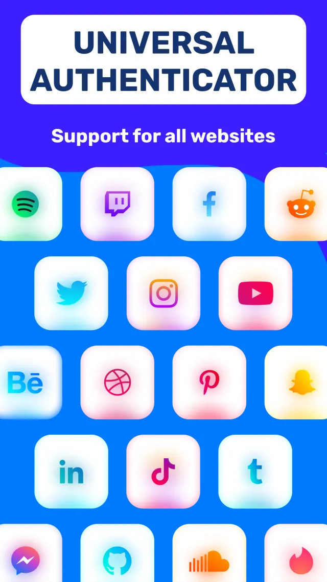 Authenticator App - Screen 1