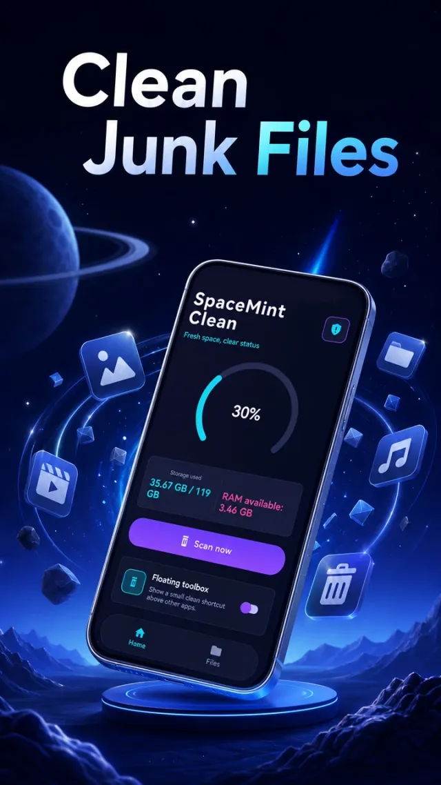 SpaceMint Clean - Screen 2