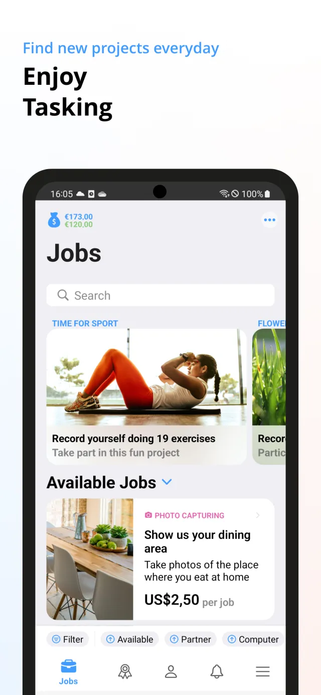 clickworker - Screen 2