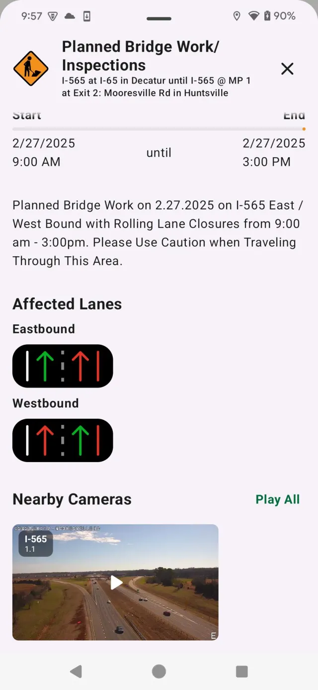 ALGO Traffic - Screen 3