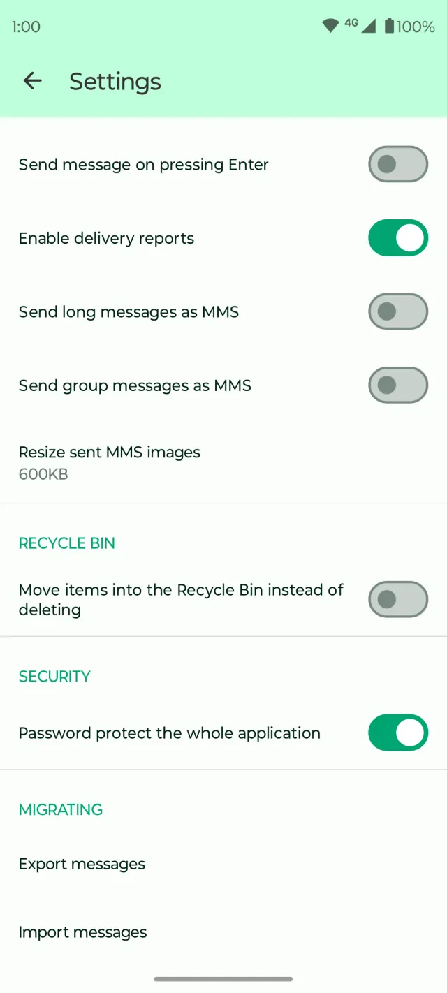 Fossify Messages - Screen 6