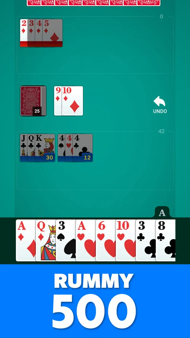 Rummy 500 - Card Game - Screen 6