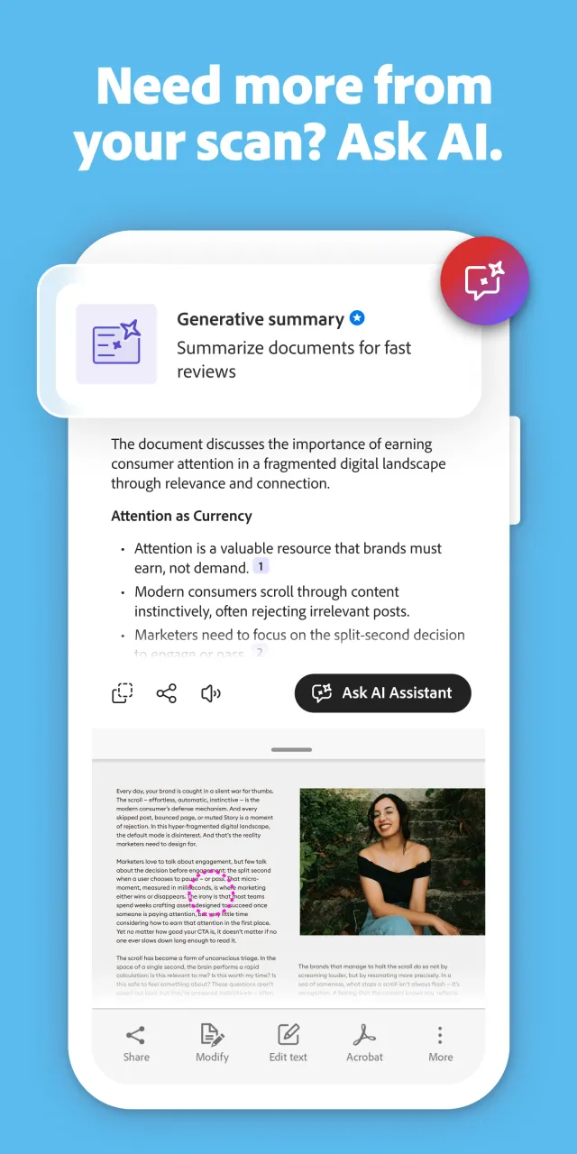 Adobe Scan AI PDF Scanner, OCR - Screen 6