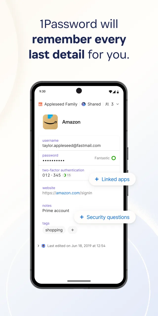 1Password: Password Manager - Screen 2
