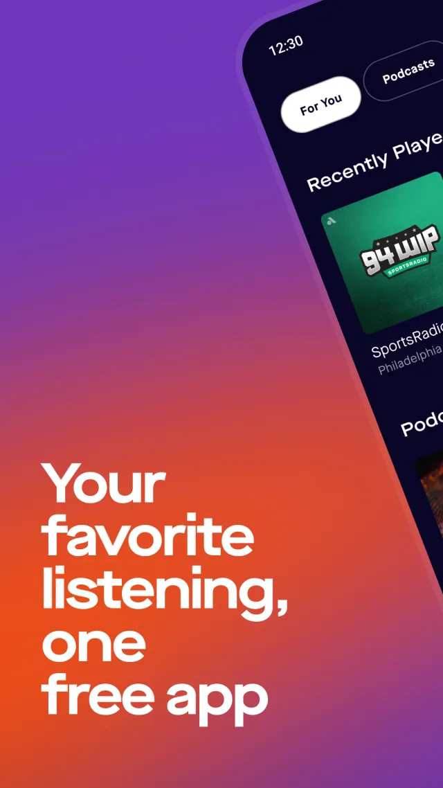 Audacy: Radio & Sports Talk - Screen 1