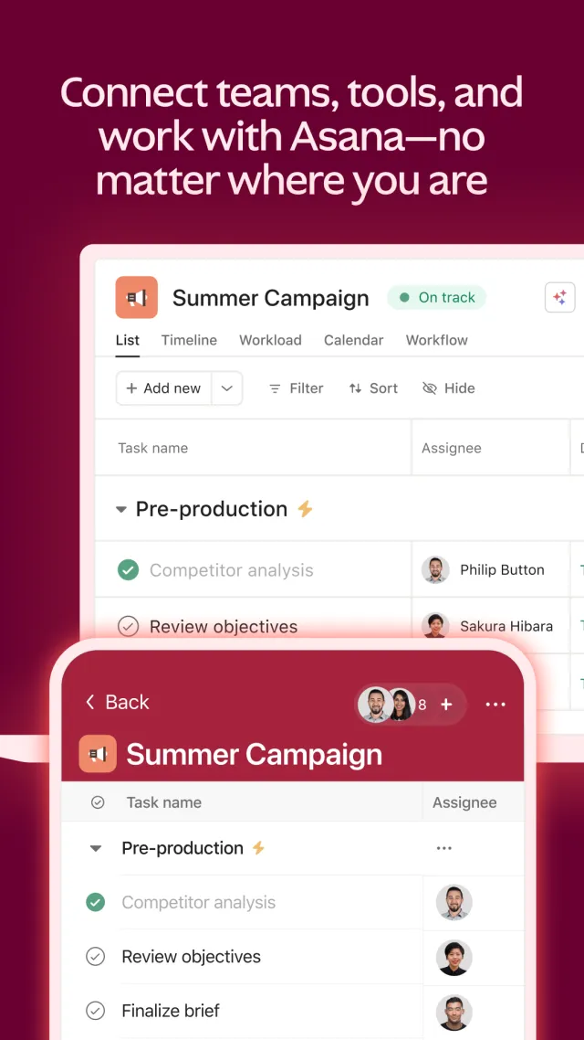 Asana: Work Management - Screen 1