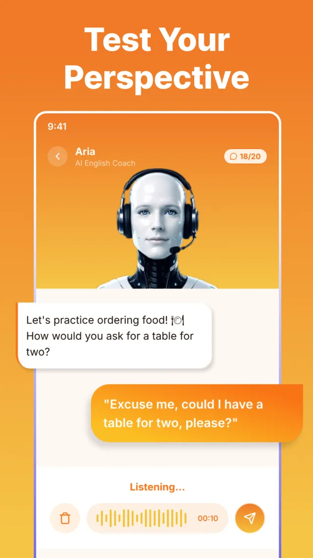 Linguza: AI English Tutor - Screen 2