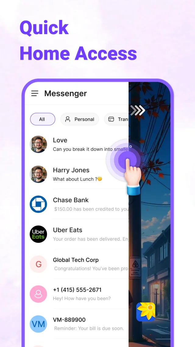 Messages: Text SMS Home - Screen 4