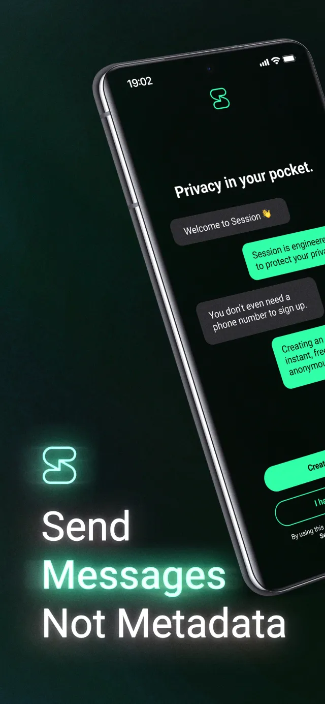 Session - Private Messenger - Screen 1