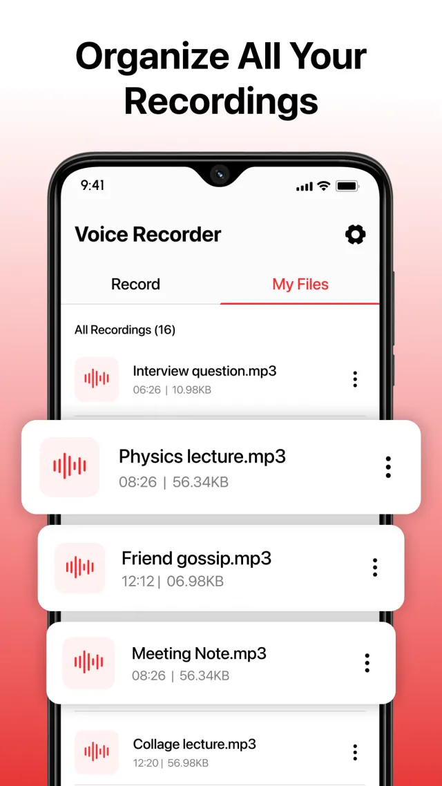 Voice Recorder - Screen 2