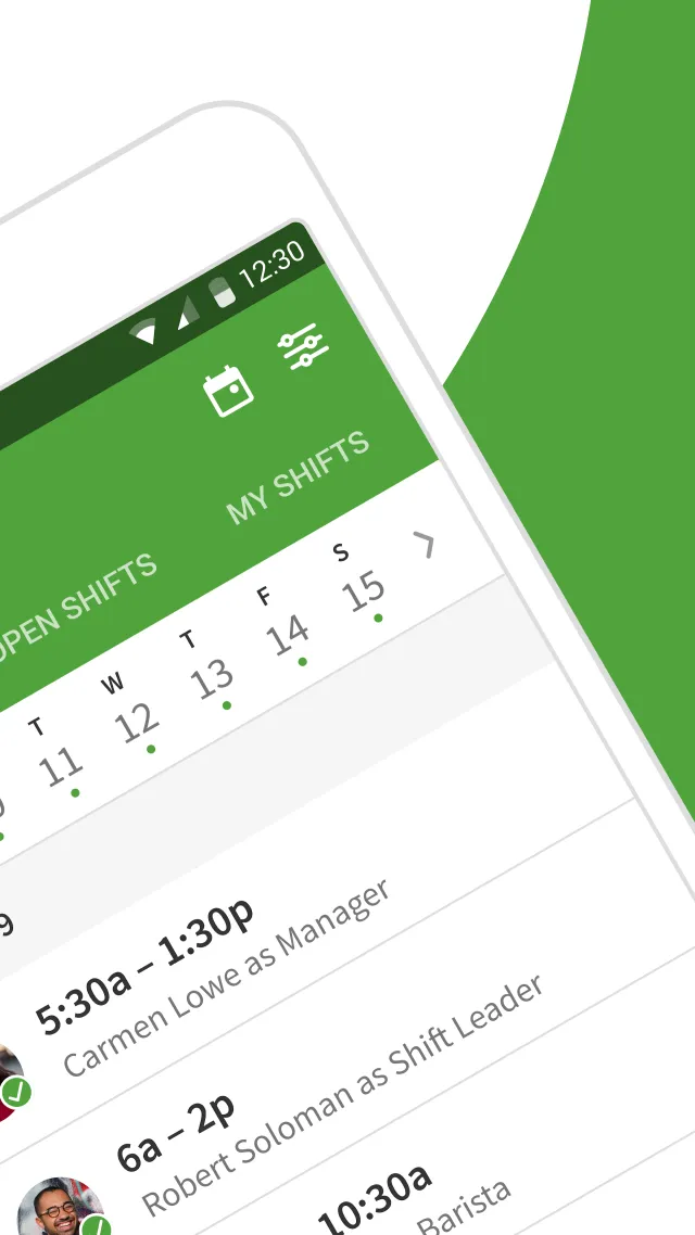 When I Work Team Scheduling - Screen 2