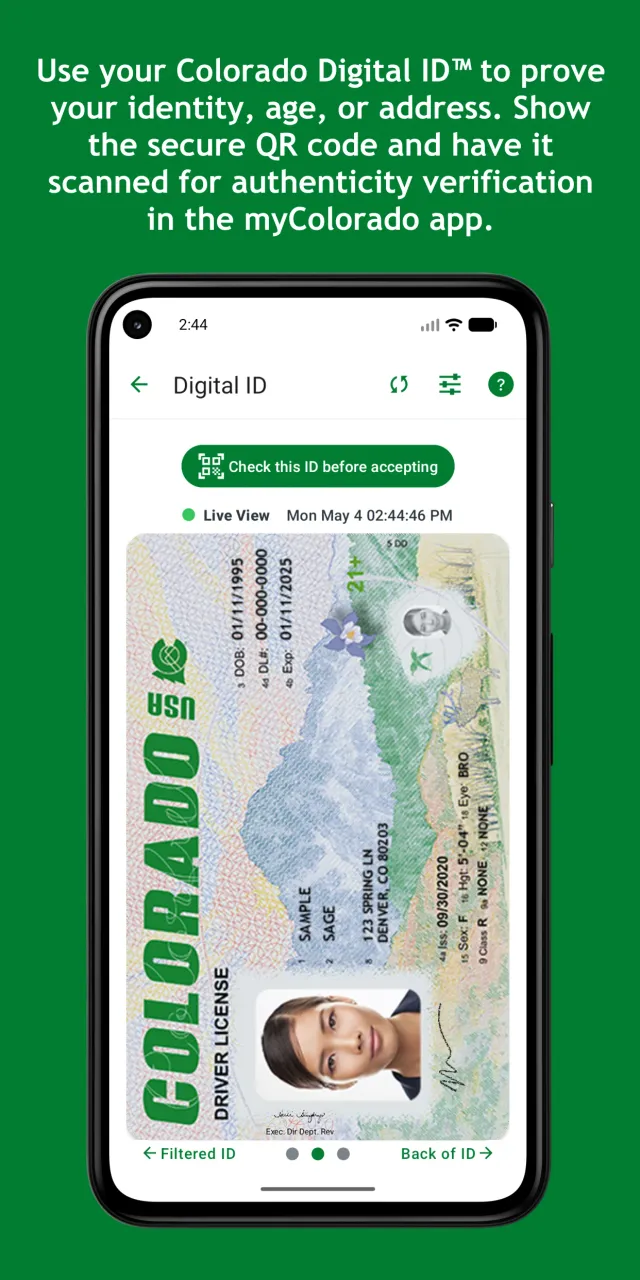 myColorado - Screen 2