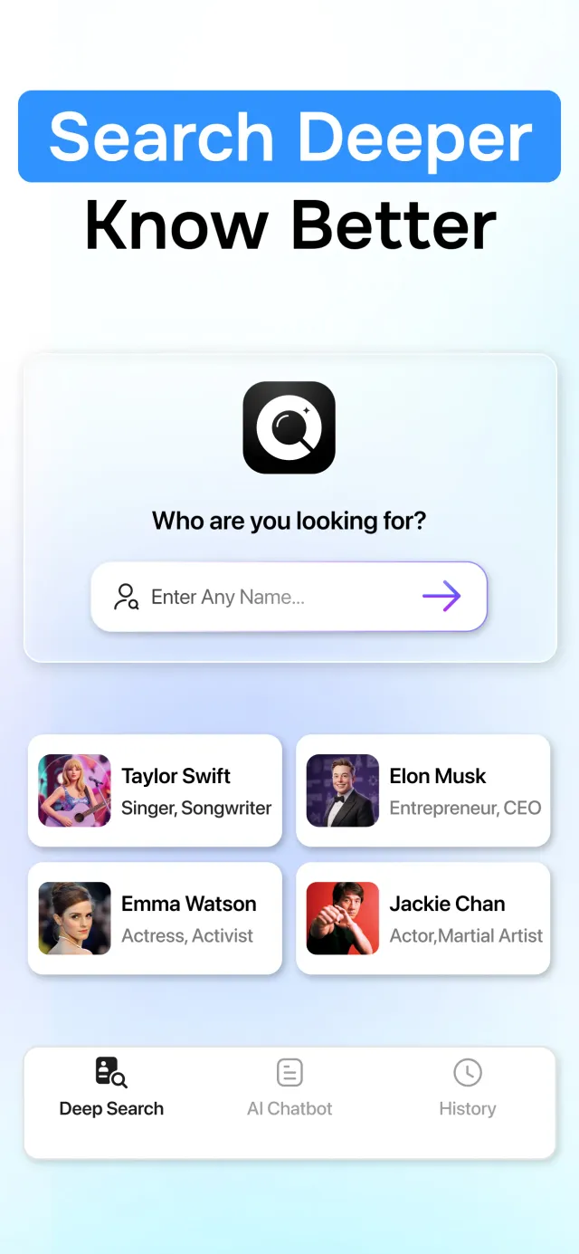 OneSearch: DeepSearch Finder - Screen 1