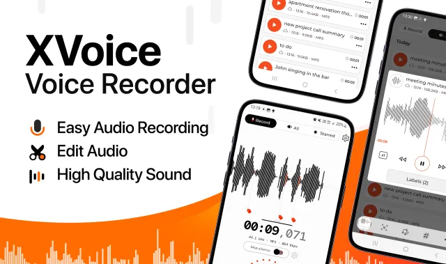 Voice Recorder - XVoice - Screen 1