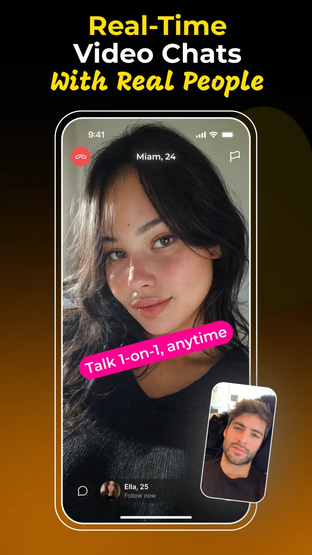 Lola: Live Video Chat App - Screen 1