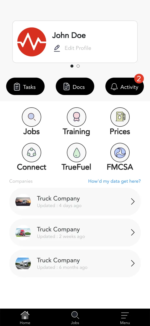 Driver Pulse by Tenstreet - Screen 2
