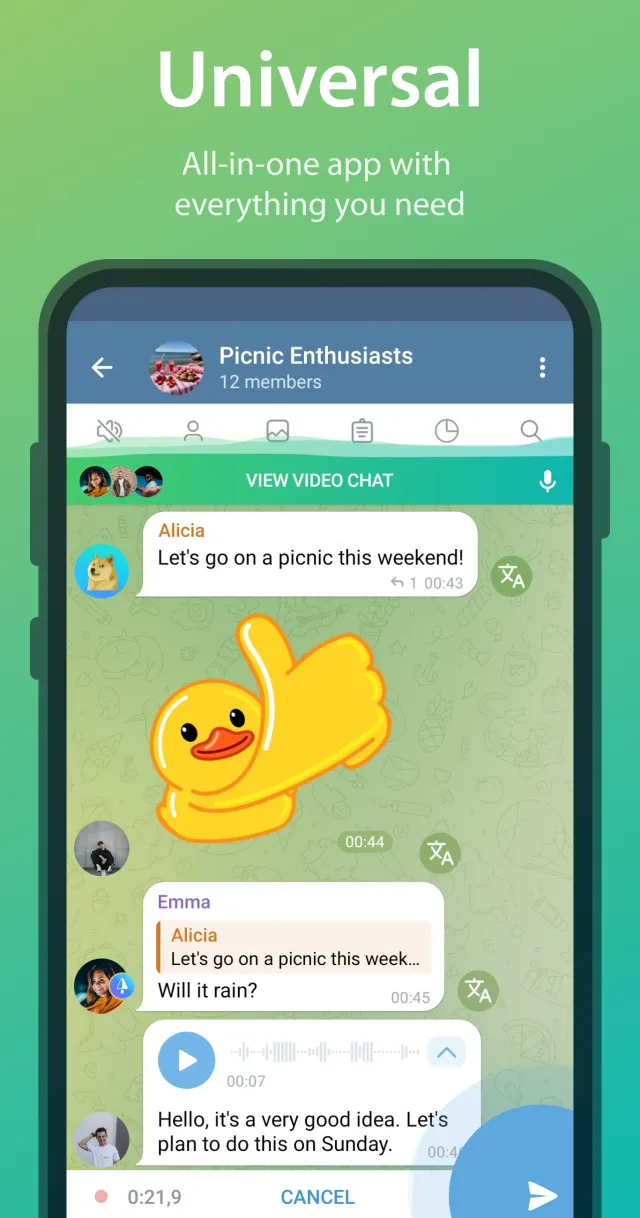 iMe: Telegram AI Messenger - Screen 3