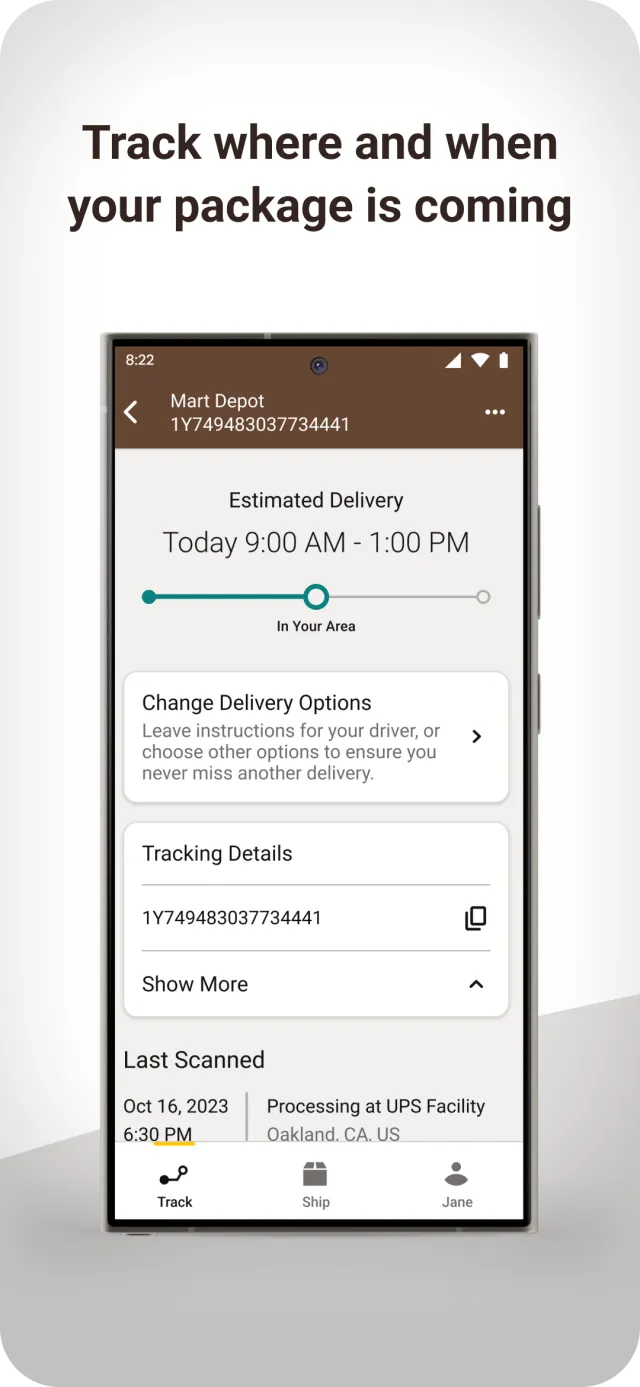 UPS - Screen 3