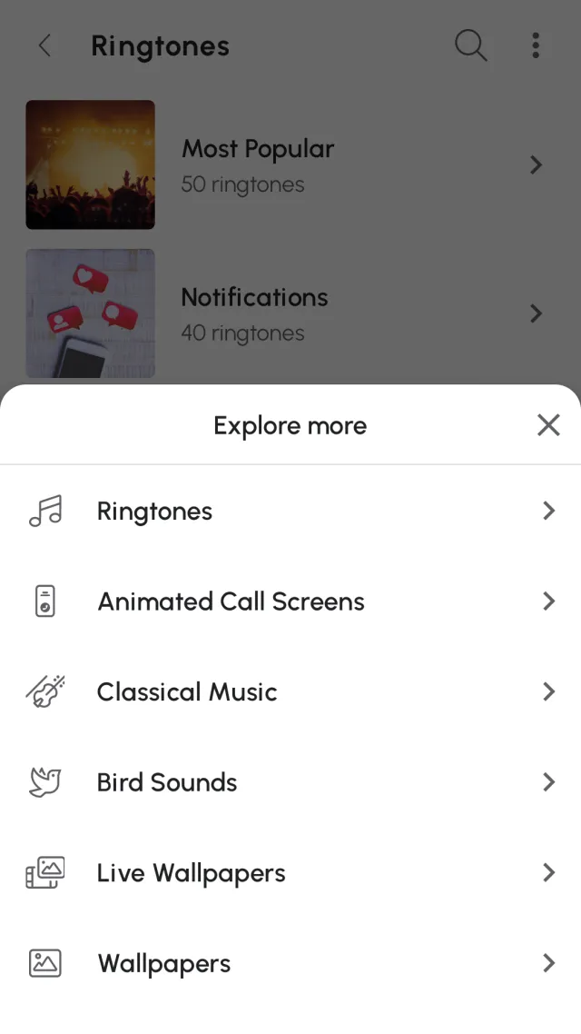 Ringtones for Android™ - Screen 8