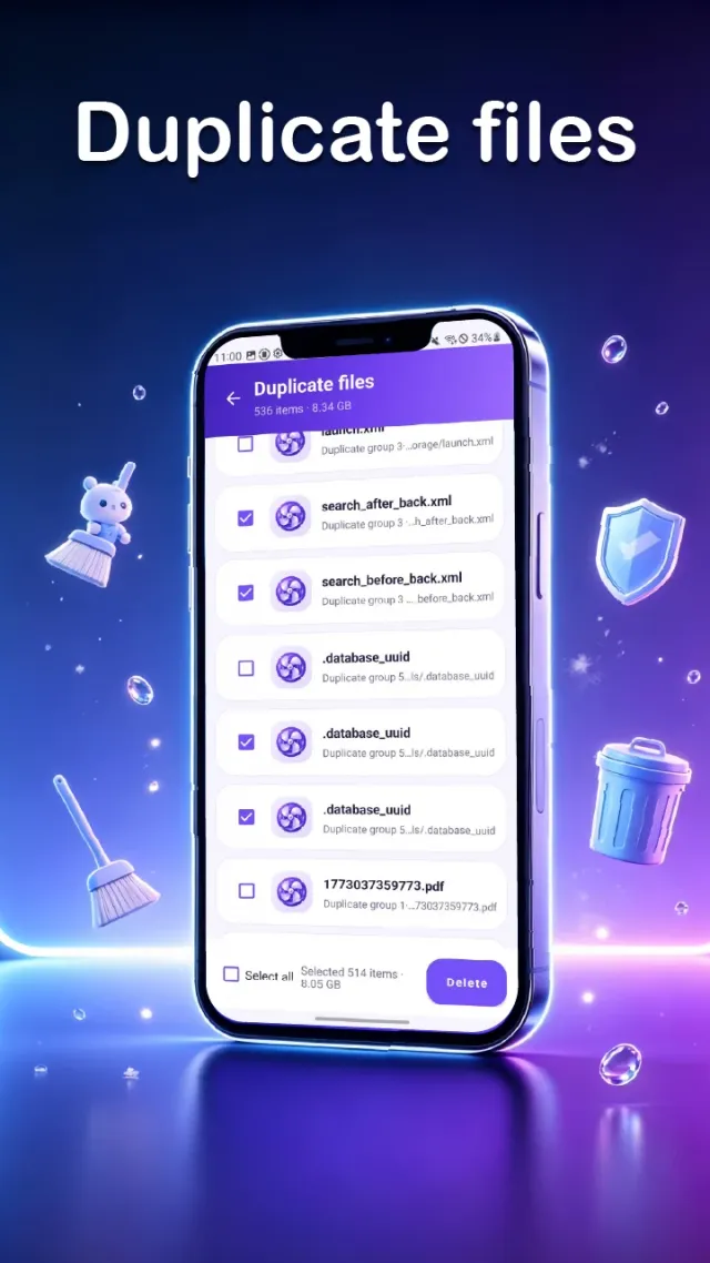 Clean Storage Assistant - Screen 1