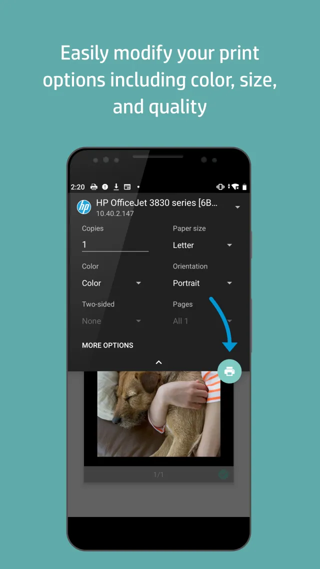 HP Print Service Plugin - Screen 4