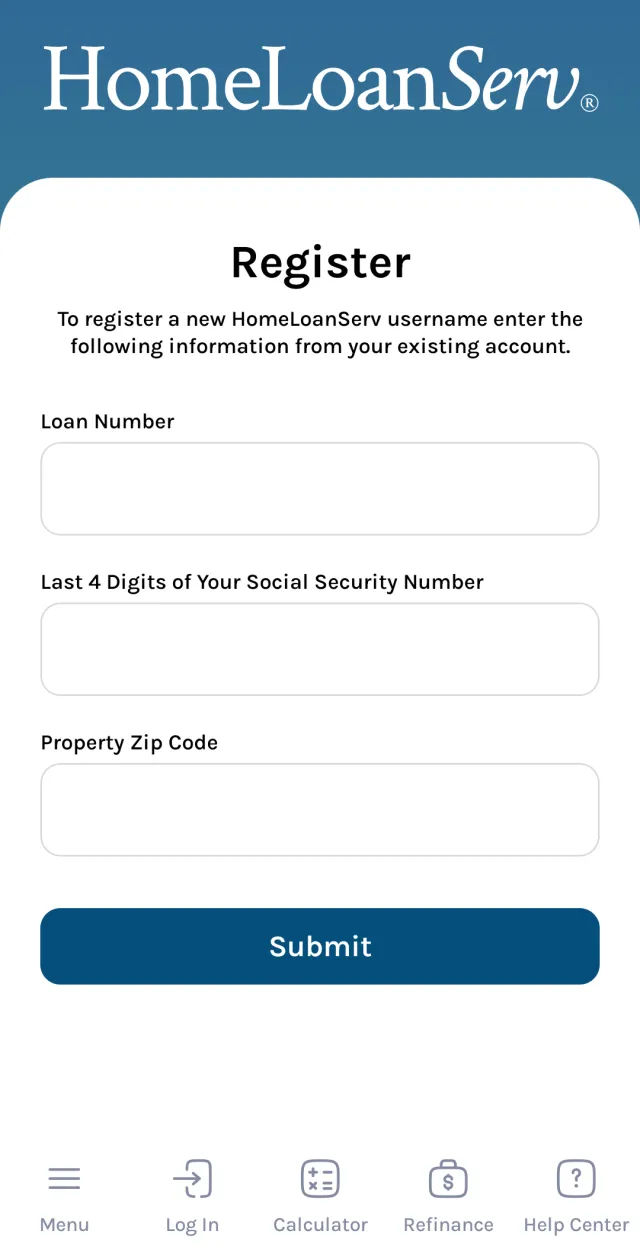 HomeLoanServ - Screen 3