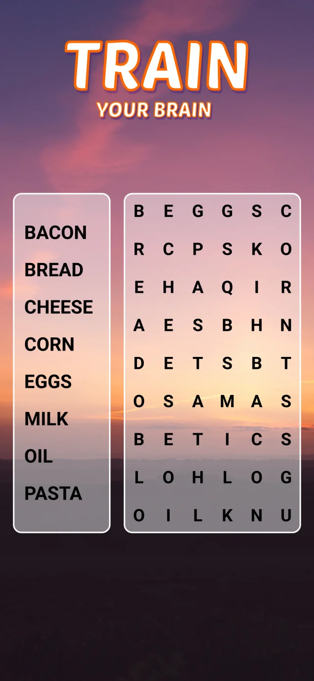 Word Search Explorer - Screen 1