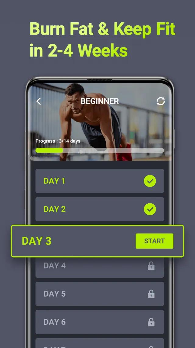HIIT Workout for Men Lite - Screen 3