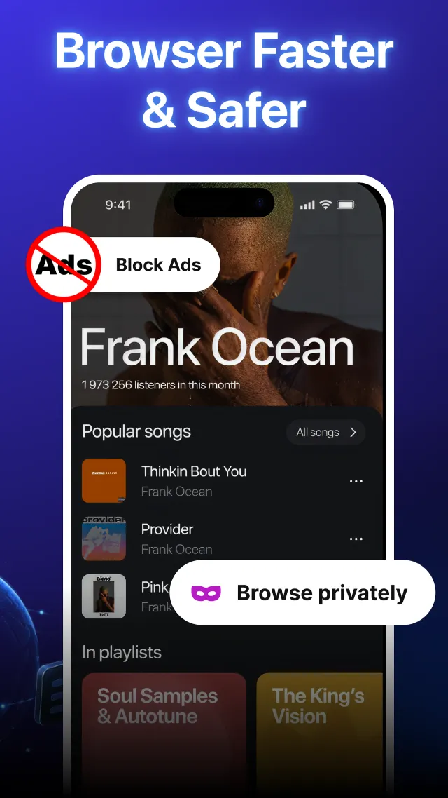 PrivaNet: Private Browser - Screen 3