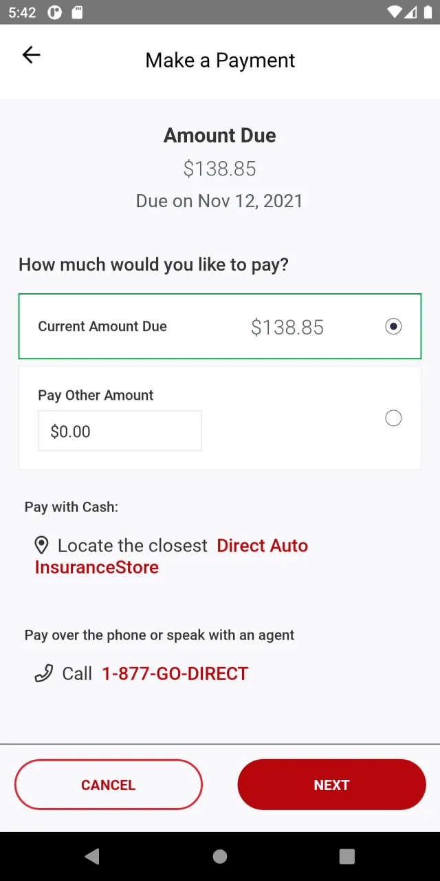 Direct Auto Insurance - Screen 4