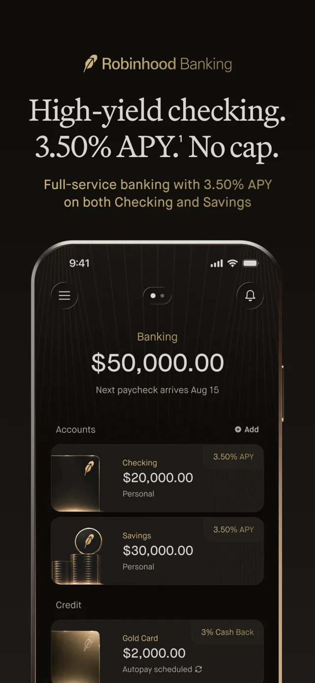 Robinhood Banking - Screen 2