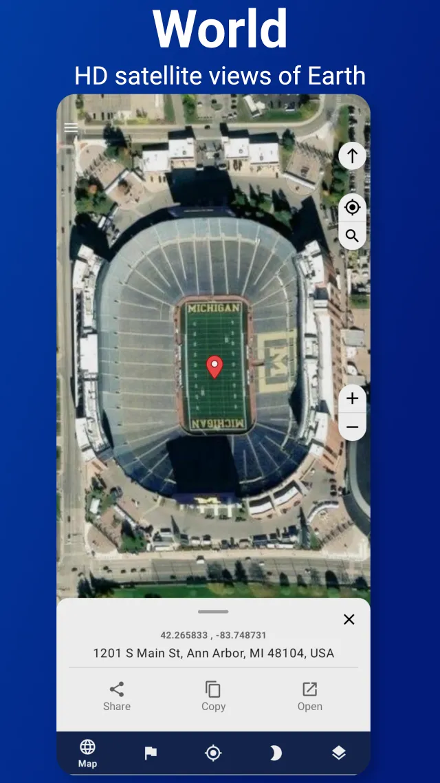 3D Earth Map - Satellite View - Screen 5